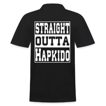 Hapkido dit drôle - Polo Homme - noir - Dos - Kai (181cm)