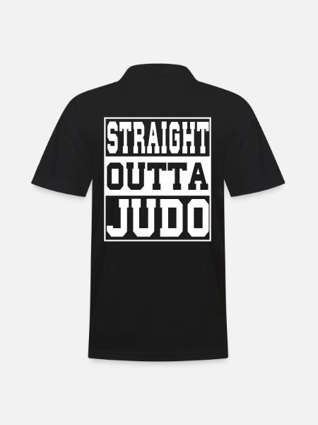Judo saying funny - Men's Polo Shirt - black