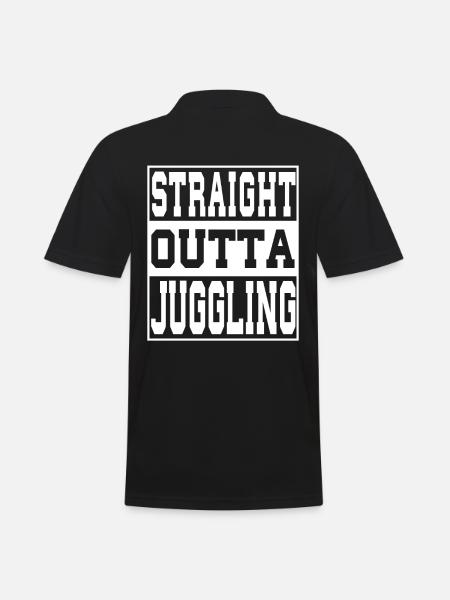 Juggling saying funny - Men's Polo Shirt - black