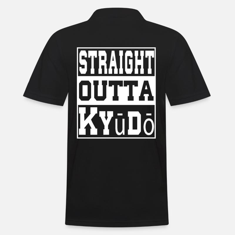 Kyūdō saying funny - Men's Polo Shirt - black