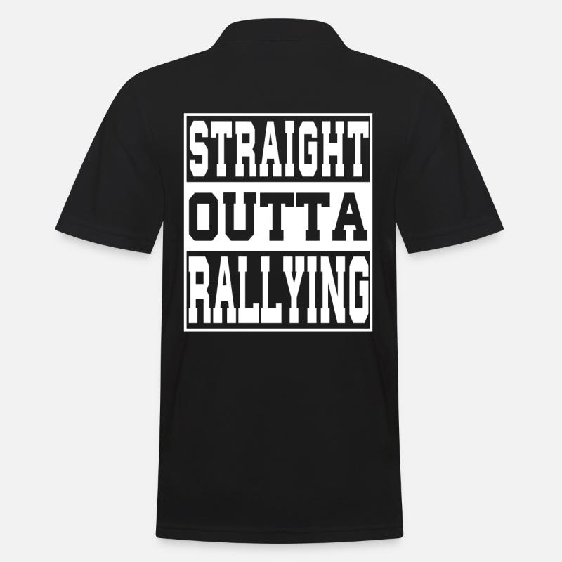 Rallye disant drôle - Polo Homme - noir