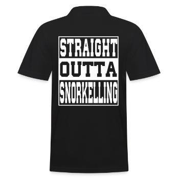 Snorkeling en disant drôle - Polo Homme - noir - Dos - Kai (181cm)