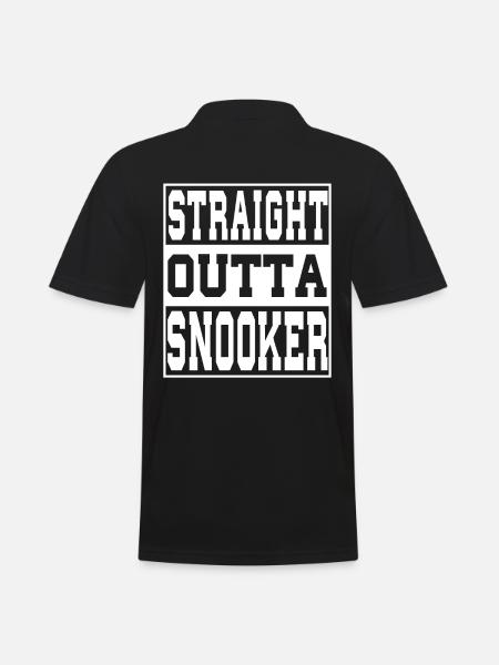 Snooker saying funny - Men's Polo Shirt - black