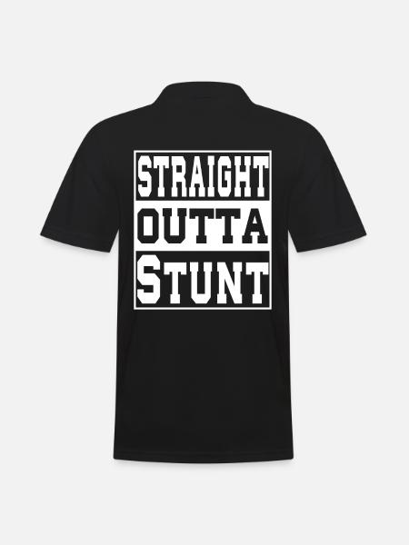 Cascade disant drôle - Polo Homme - noir
