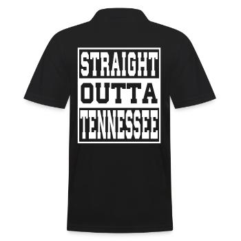 Tennessee Saying Funny Tennessee Gift - Men's Polo Shirt - black - Back - Kai (181cm)