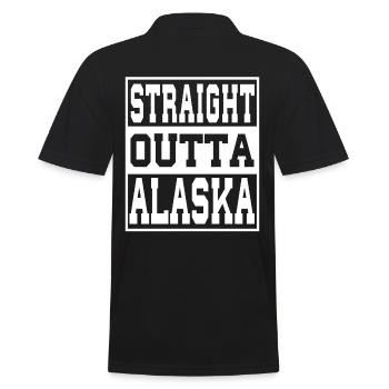 Alaska disant drôle Alaska Cadeau - Polo Homme - noir - Dos - Kai (181cm)