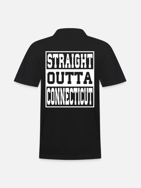 Connecticut Saying Funny Connecticut Gift - Men's Polo Shirt - black