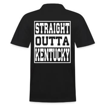 Kentucky Spruch Lustig Kentucky Geschenk - Männer Poloshirt - Schwarz - Hinten - Kai (181cm)