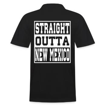 New Mexico Spruch Lustig New Mexico Geschenk - Männer Poloshirt - Schwarz - Hinten - Kai (181cm)