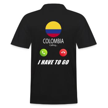 La Colombie appelle les drapeaux lusiger - Polo Homme - noir - Dos - Kai (181cm)