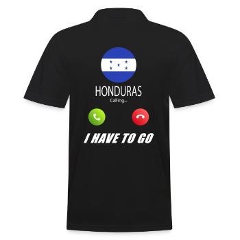 Le Honduras appelle les drapeaux lusiger en disant - Polo Homme - noir - Dos - Kai (181cm)