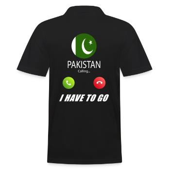 Le Pakistan appelle les drapeaux lusiger - Polo Homme - noir - Dos - Kai (181cm)