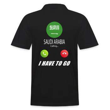 L’Arabie saoudite appelle les drapeaux lusiger le sort - Polo Homme - noir - Dos - Kai (181cm)