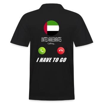 Les Émirats arabes unis appellent Lusiger - Polo Homme - noir - Dos - Kai (181cm)