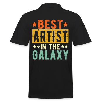 Meilleur artiste de tous les temps Cadeau d’artiste - Polo Homme - noir - Dos - Kai (181cm)