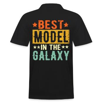 Meilleur modèle de cadeau de modèle - Polo Homme - noir - Dos - Kai (181cm)