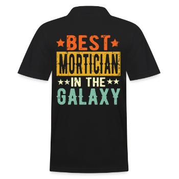 Best Undertaker ever Undertaker Gift - Men's Polo Shirt - black - Back - Kai (181cm)