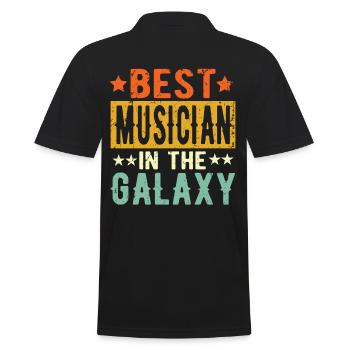 Cadeau du meilleur musicien de tous les temps - Polo Homme - noir - Dos - Kai (181cm)
