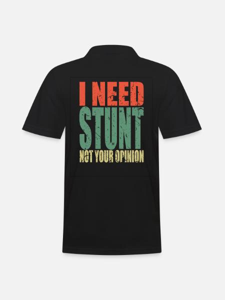 Stunt saying funny - Men's Polo Shirt - black