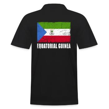 Drapeau de la Guinée équatoriale - Polo Homme - noir - Dos - Kai (181cm)