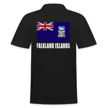 Drapeau des îles Falkland - Polo Homme - noir - Dos - Kai (181cm)