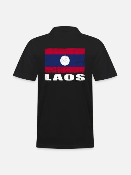 Annonces Flag Grunge Annonces Flag - Polo Homme - noir