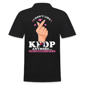 K-pop J’adore la K-pop - Polo Homme - noir - Dos - Kai (181cm)