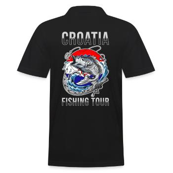Tour de pêche Croatie - Polo Homme - noir - Dos - Kai (181cm)