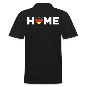 Allemagne Accueil Drapeau espagnol - Polo Homme - noir - Dos - Kai (181cm)
