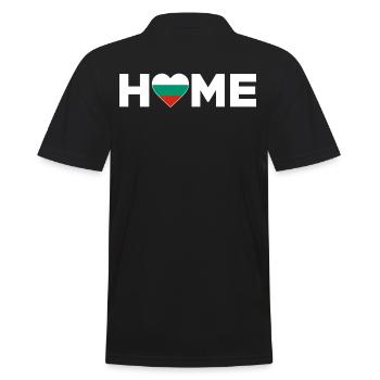 Bulgarie Patrie Bulgarie Drapeau - Polo Homme - noir - Dos - Kai (181cm)
