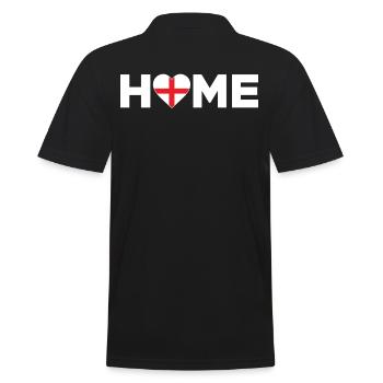 Angleterre Accueil Angleterre Drapeau Angleterre Amour - Polo Homme - noir - Dos - Kai (181cm)
