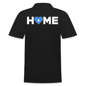 Somalie Accueil Somalie Drapeau Somalie Amour - Polo Homme - noir - Dos - Kai (181cm)