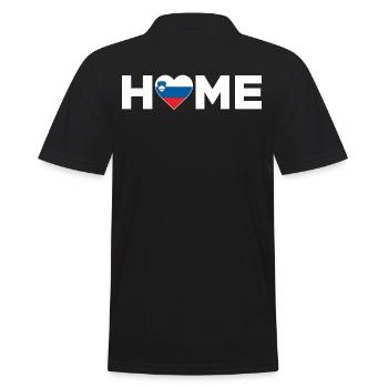 Slowenien Heimat Slowenien Flagge Liebe - Männer Poloshirt - Schwarz - Hinten - Kai (181cm)