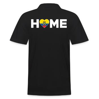 Équateur Accueil Équateur Drapeau Équateur Amour - Polo Homme - noir - Dos - Kai (181cm)