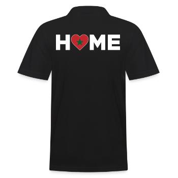 Maroc Accueil Maroc Drapeau Maroc Amour - Polo Homme - noir - Dos - Kai (181cm)