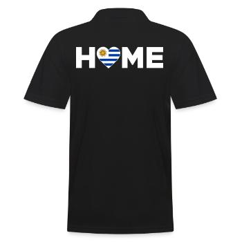 Uruguay Accueil Uruguay Drapeau Uruguay Amour - Polo Homme - noir - Dos - Kai (181cm)