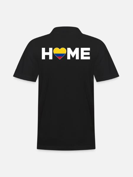 Colombie Patrie Colombie Drapeau - Polo Homme - noir