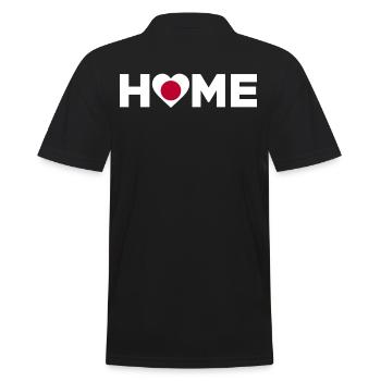 Japon Patrie Japon Drapeau Japon Amour - Polo Homme - noir - Dos - Kai (181cm)
