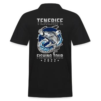 Excursion de pêche à Tenerife 2022 - Polo Homme - noir - Dos - Kai (181cm)