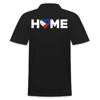 Philippines Homeland Philippines Flag - Men's Polo Shirt - black - Back - Kai (181cm)
