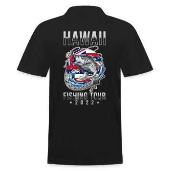Excursion de pêche à Hawaï 2022 - Polo Homme - noir - Dos - Kai (181cm)