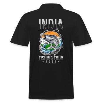 Excursion de pêche en Inde 2023 - Polo Homme - noir - Dos - Kai (181cm)