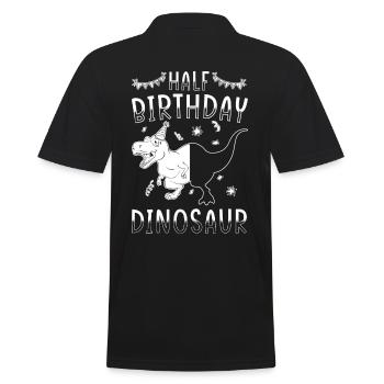 Demi-année 6 mois Anniversaire Dinosaure - Polo Homme - noir - Dos - Kai (181cm)