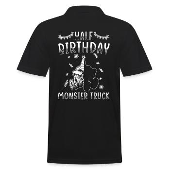Demi-année 6 mois Anniversaire Monster Truck - Polo Homme - noir - Dos - Kai (181cm)