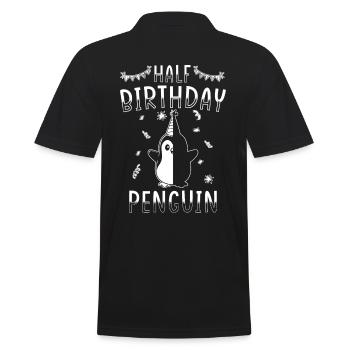 Demi-année 6 mois Anniversaire Pingouin - Polo Homme - noir - Dos - Kai (181cm)