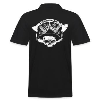 Zimmermann - Männer Poloshirt - Schwarz - Hinten - Kai (181cm)