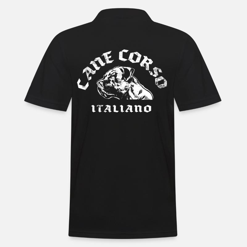 Cane Corso - Männer Poloshirt - Schwarz