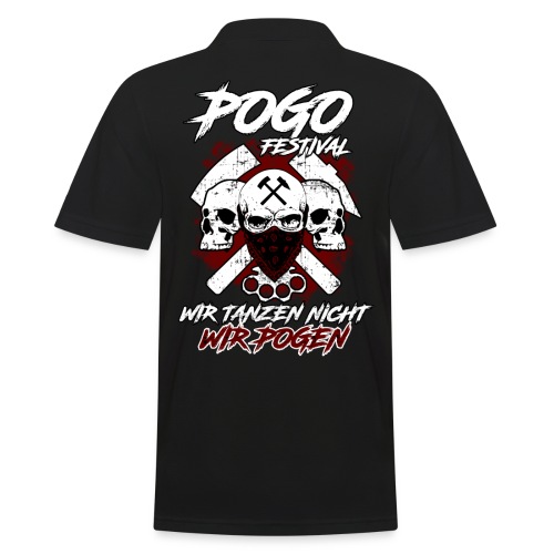 POGO Festival Logo 1 - Männer Poloshirt