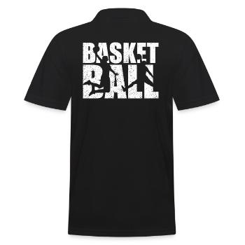 Basketball t shirt basketballer - Polo Homme - noir - Dos - Kai (181cm)