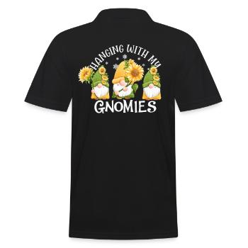 Accrochage avec mes gnomies - Polo Homme - noir - Dos - Kai (181cm)